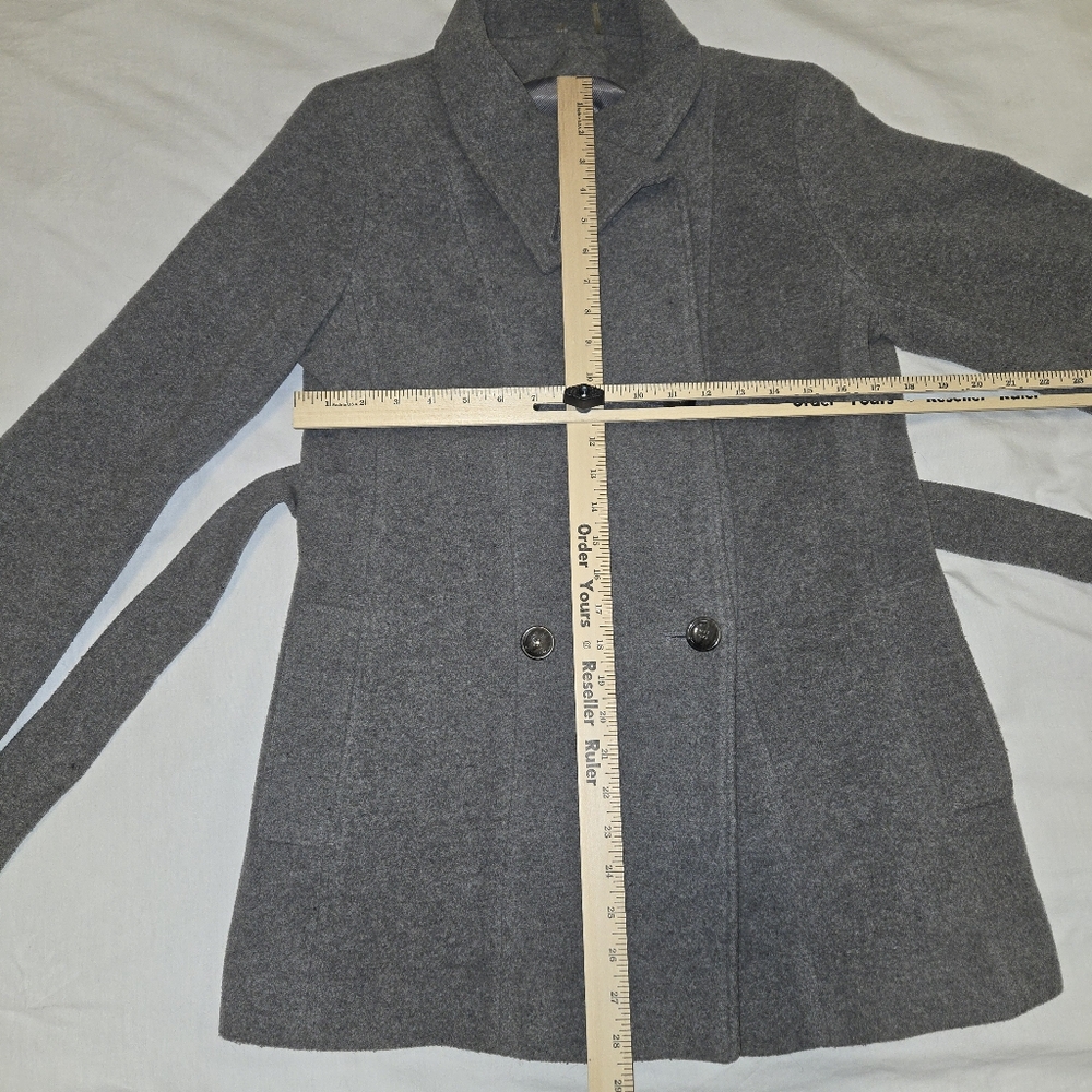 Calvin Klein Double-Breasted Women's Wool Coat. Sz 10 - Picture 10 of 11